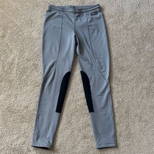 Kerrits Gray Knee Patch Riding Tights